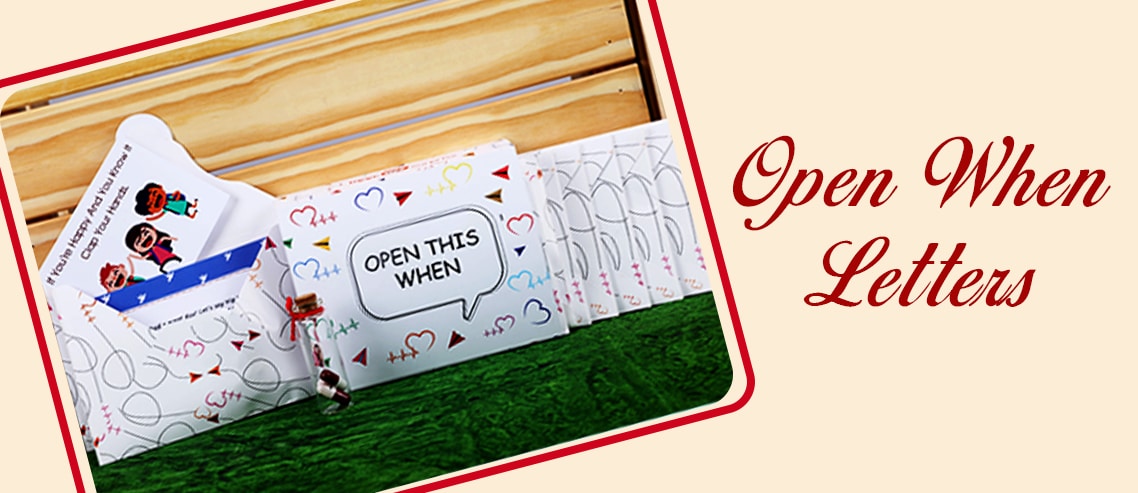 open when letters – unique gift ideas for long distance