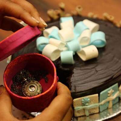 Surprise In A Cake