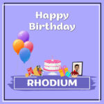 Rhodium Birthday Surprise
