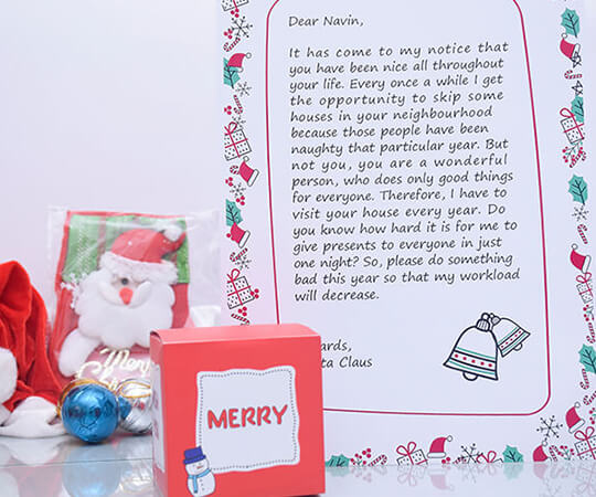 Holly Jolly Christmas Gift Box