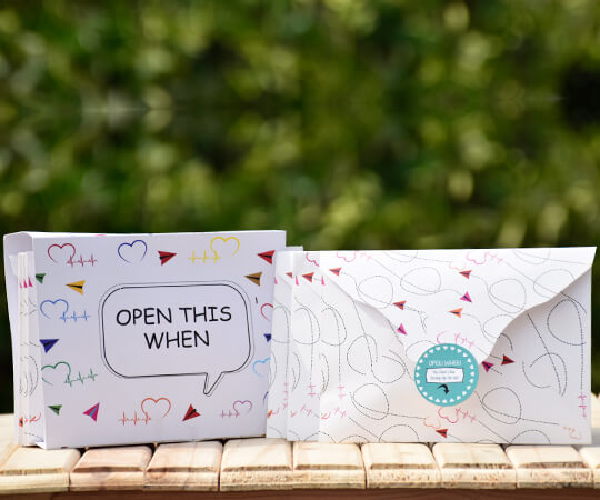 Open when letters