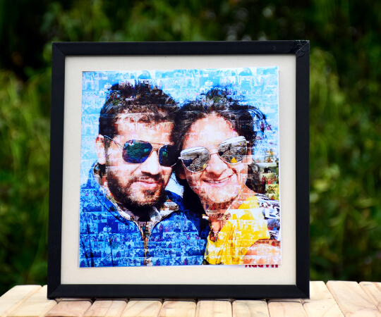 Mosaic photo art