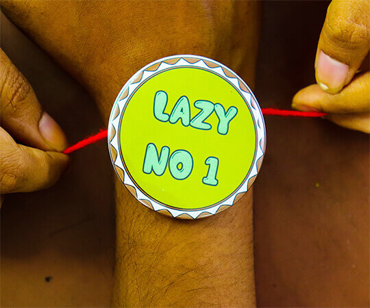 Lazy No.1 Rakhi
