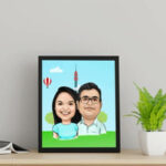 Sibling Love Caricature