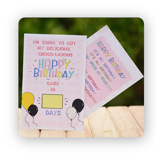 Birthday Countdown Greeting Card
