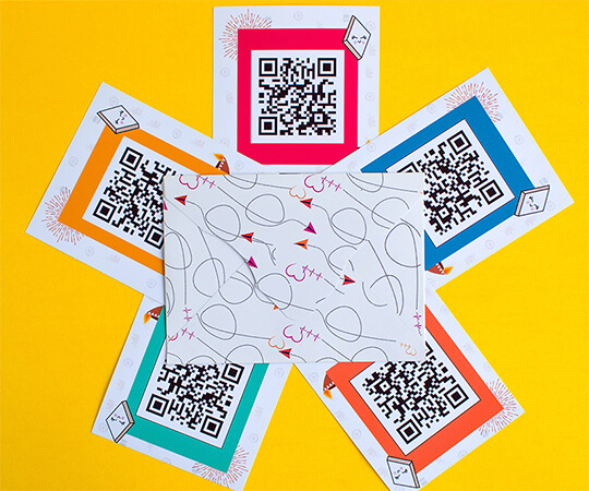 Diwali QR Greeting Cards