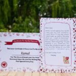 Valentines day love letter and certificate 2