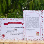 Valentines day love letter and certificate 3