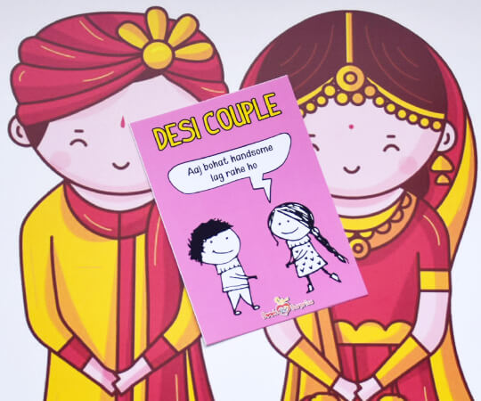 Desi Couple Cards