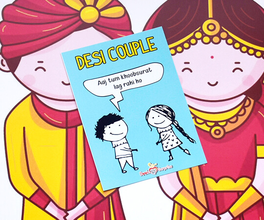 Desi Couple Cards
