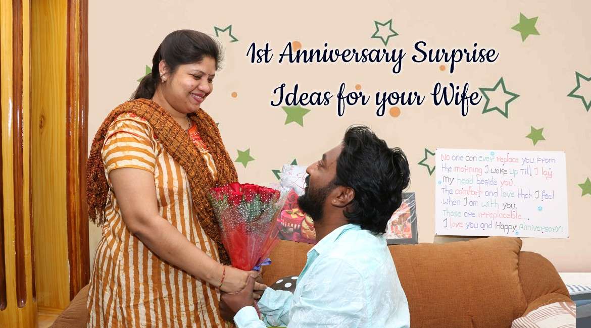 1st anniversary surprise ideas