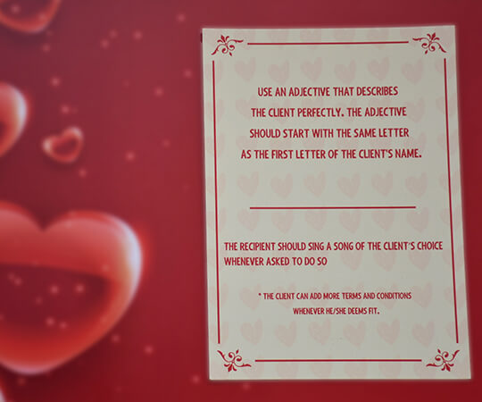 Valentine Contract