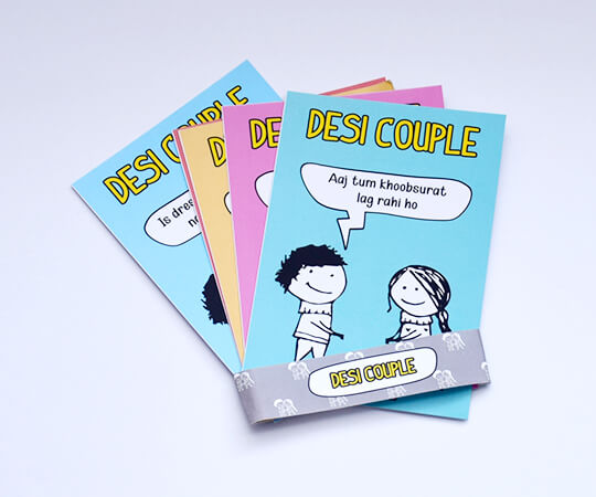Desi Couple Cards