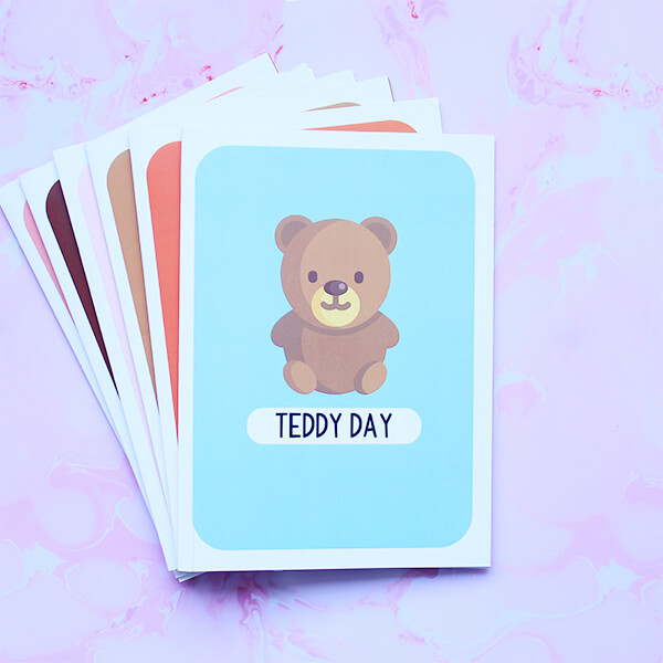 Countdown Cards For Valentine's Day