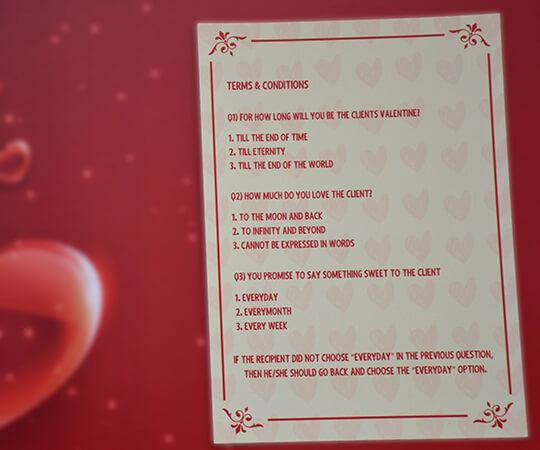 Valentine Contract