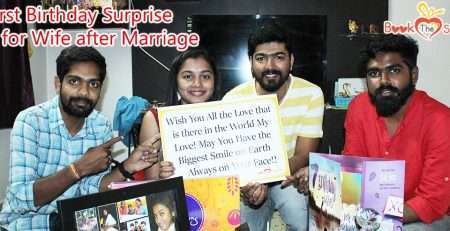 first birthday surprise gift for wife after marriage