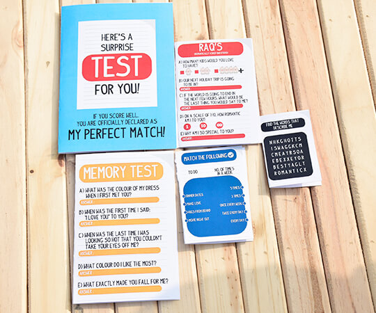 Surprise Love Test