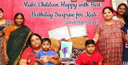 Birthday surprise for kids