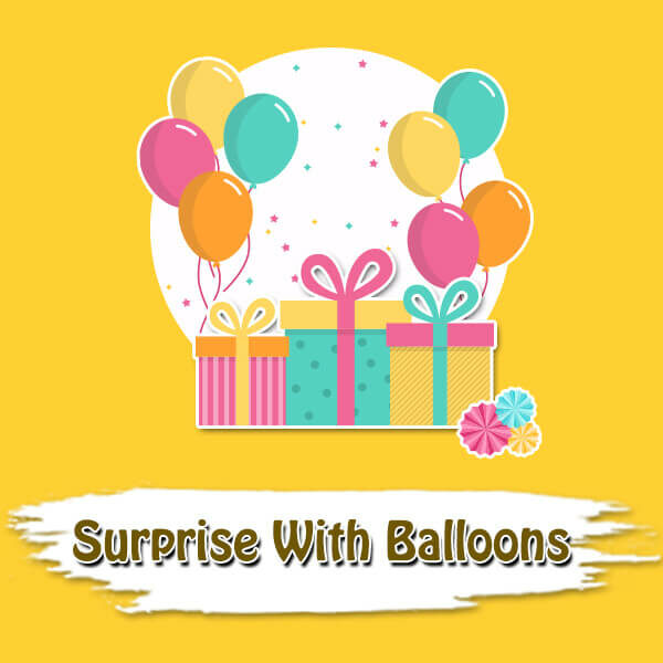 Surprise With Balloons