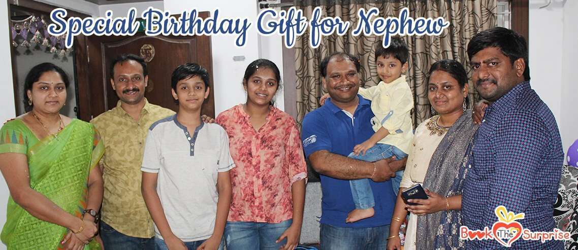 Plan a special birthday gift for nephew