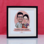 Caricature Photo Frame For Couple 1