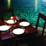 Poolside Candle light Dinner