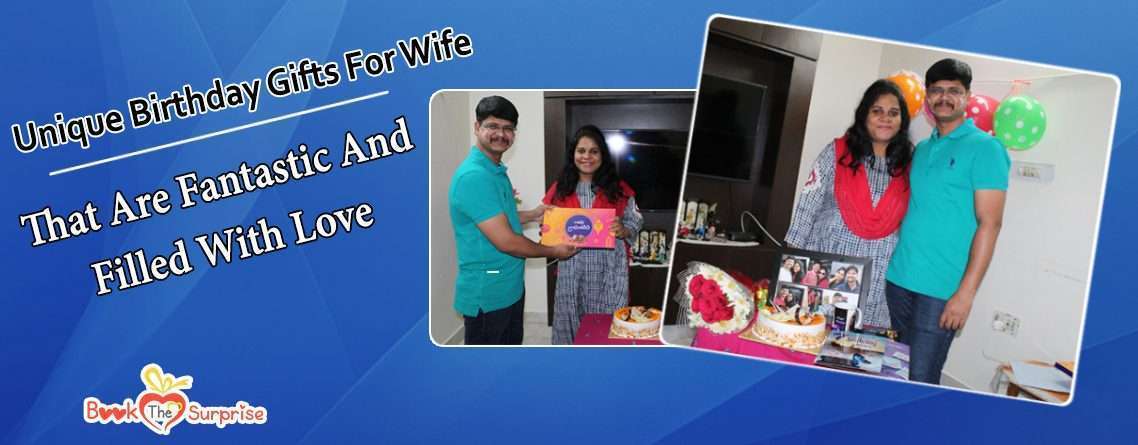 Birthday surprise for wife