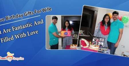 Birthday surprise for wife