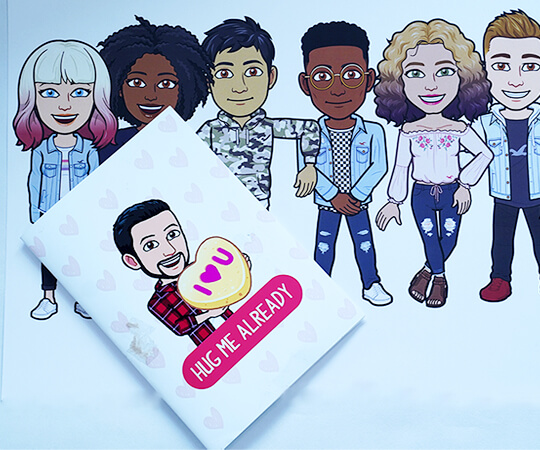 Bitmoji Cards