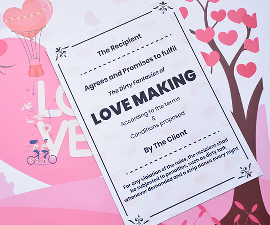 Love Making Contract