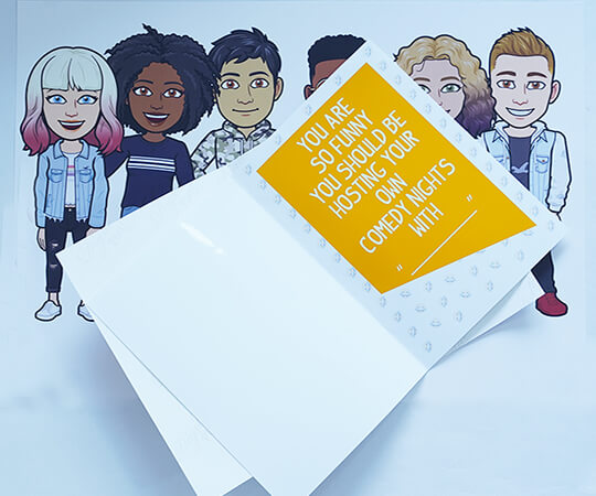 Bitmoji Cards