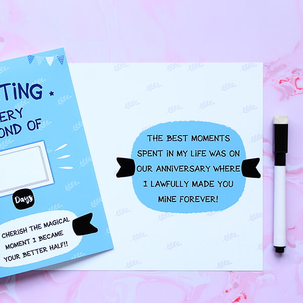 Wedding Countdown Cards