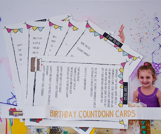7 Birthday Countdown Letters 2
