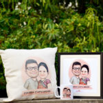 Caricature Couple Hamper