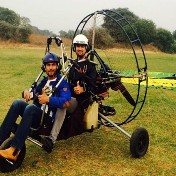 Paragliding with Flying Bike