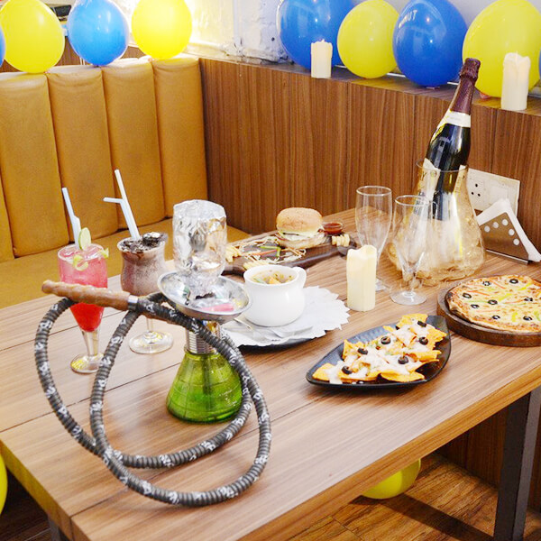 Binge Over Sheesha and 4 Course Meal