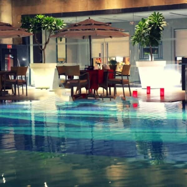 Romantic Dinner Date by the Pool Side