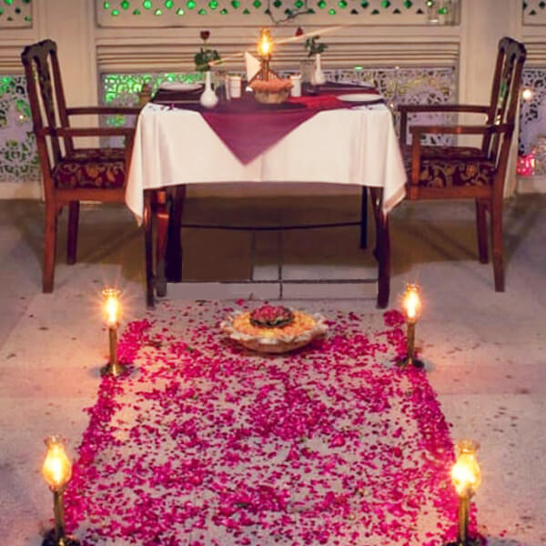 candle light dinner set