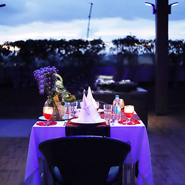 Sensuous Open Air Poolside Dining