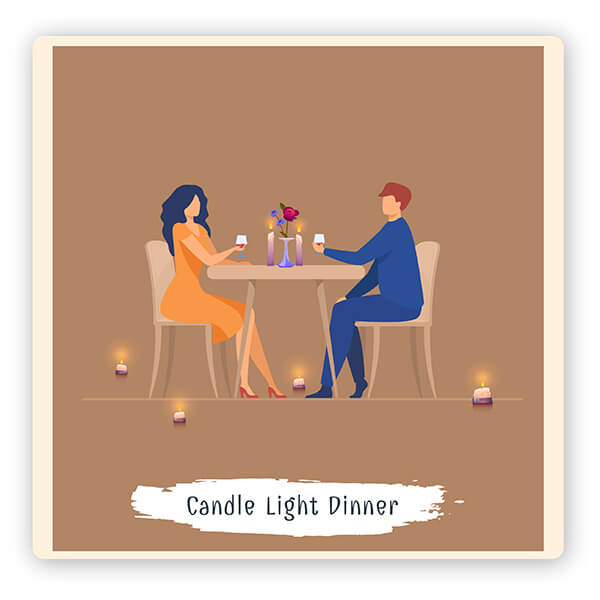 Hyderabad candle light Dinner