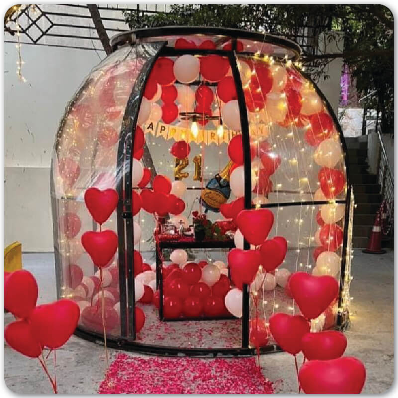 Romantic Dome Candle Light Dinner