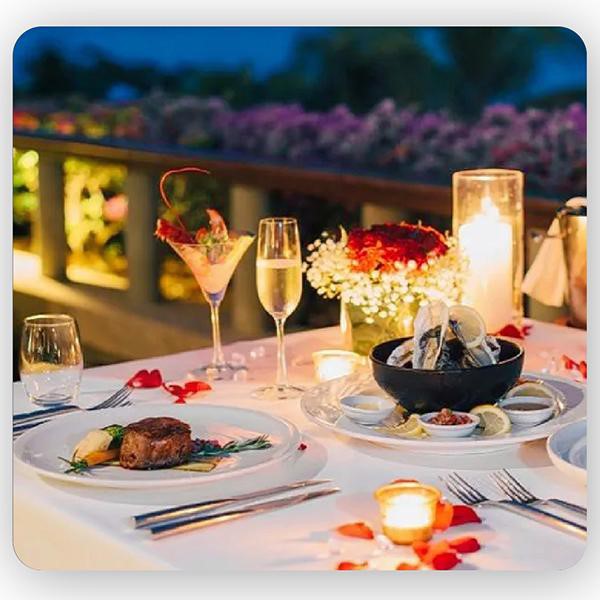 Poolside Candle Light Dinner – sterling mac