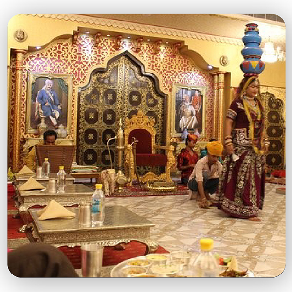 A Royal Dinner at heritage hotel Jaipur