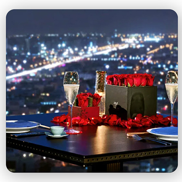 Rooftop Poolside Candlelit Dining- ICON PREMIERE