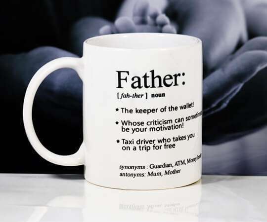 Personalized fathers day Mug