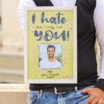 I Hate You Photo Frame