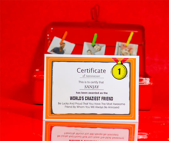 Best Friend Certificate