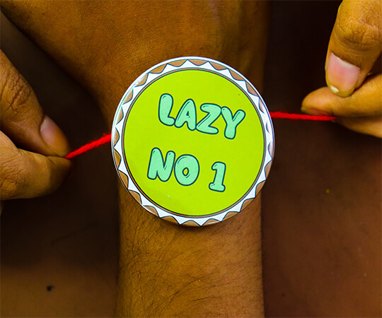 Lazy No.1 Rakhi