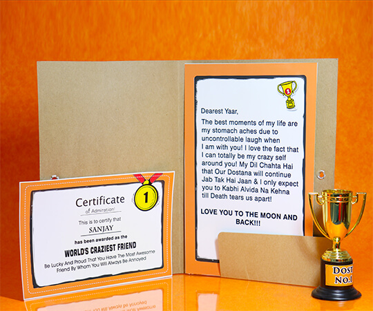 Friendship Certificate